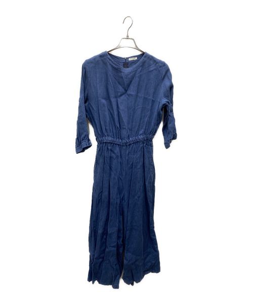 fog linen work（フォグリネンワーク）fog linen work (フォグリネンワーク) リネンオールインワン ブルー サイズ:FREEの古着・服飾アイテム
