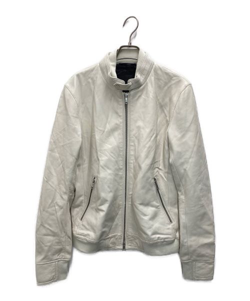 LOVELESS（ラブレス）LOVELESS (ラブレス) レザージャケット ホワイト サイズ:Mの古着・服飾アイテム