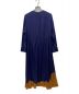 TOGA PULLA (トーガ プルラ) Rayon embroidery racd dress ネイビー サイズ:36：7800円