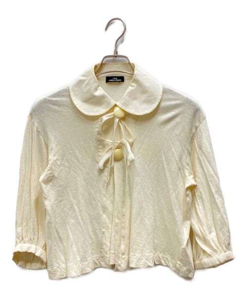 tricot COMME des GARCONS（トリココムデギャルソン）tricot COMME des GARCONS (トリココムデギャルソン) 丸襟ニットシャツ ホワイト サイズ:FREEの古着・服飾アイテム