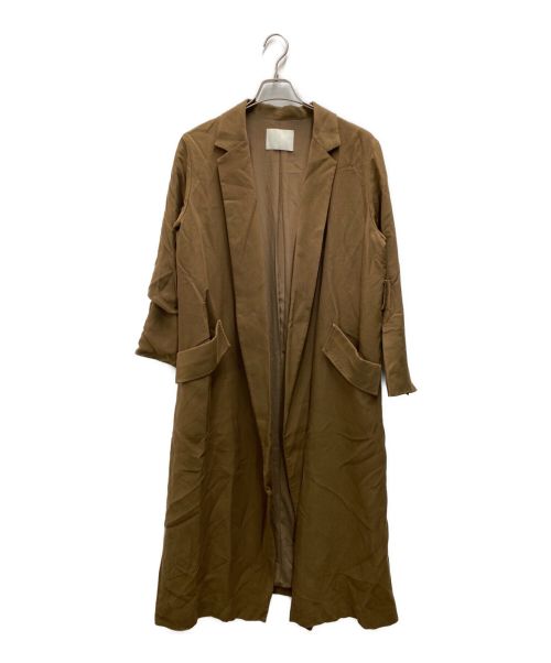 RITO（リト）RITO (リト) ガウンコート ブラウン サイズ:38の古着・服飾アイテム