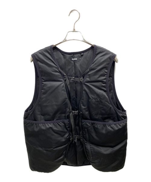 X-LARGE（エクストララージ）X-LARGE (エクストララージ) PUFF UTILITY VEST ブラック サイズ:XLの古着・服飾アイテム