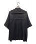 ENFOLD (エンフォルド) PEライトジョーゼット 3/4 Sleeve SH/シャツ ブラック サイズ:38：21800円
