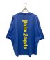 Palm Angels (パーム エンジェルス) ロゴプリントTシャツ ネイビー サイズ:XL：6800円