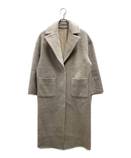Ameri（アメリ）Ameri (アメリ) BLANKET LIKE FAKE MOUTON COAT ベージュ サイズ:記載なしの古着・服飾アイテム
