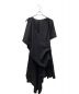 LIMI feu (リミフゥ) C/Li Calico A Drape Dress ブラック サイズ:2：14800円
