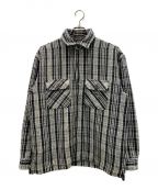 SUPREMEシュプリーム）の古着「22AW Heavy Flannel Shirt」｜グレー