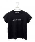 GIVENCHYジバンシィ）の古着「ヴィンテージ加工ロゴプリントTシャツ」｜ブラック