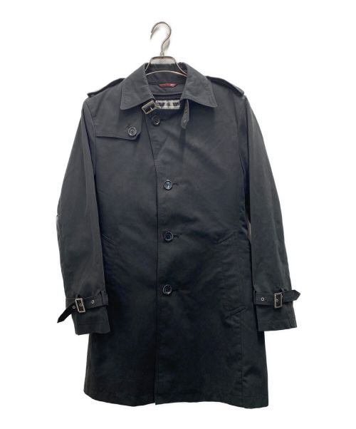 BURBERRY BLACK LABEL（バーバリーブラックレーベル）BURBERRY BLACK LABEL (バーバリーブラックレーベル) ライナー付トレンチコート ブラック サイズ:Mの古着・服飾アイテム