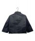DRAWER (ドゥロワー) タフタジップアップジャケット ブラック サイズ:38：7800円