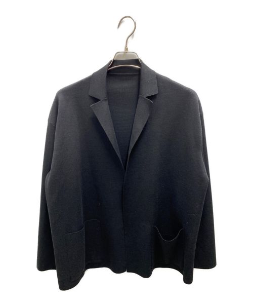 ESTNATION（エストネーション）ESTNATION (エストネーション) ミラノリブジャケット ブラック サイズ:Ｍの古着・服飾アイテム