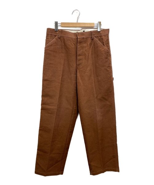 NEAT（ニート）NEAT (ニート) シンチバックペインターパンツ ブラウン サイズ:Mの古着・服飾アイテム