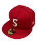SUPREME（シュプリーム）の古着「ツノ S Logo New Era Cap Sロゴキャップ」｜レッド