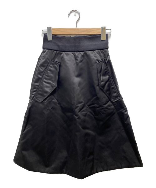 Acne studios（アクネ ストゥディオス）ACNE STUDIOS (アクネストゥディオス) PAG BOMBER スカート ブラック サイズ:32の古着・服飾アイテム