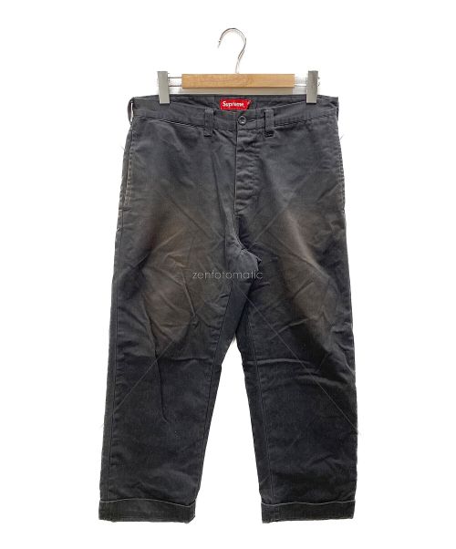 SUPREME（シュプリーム）SUPREME (シュプリーム) Pin Up Chino Pant ブラック サイズ:30の古着・服飾アイテム