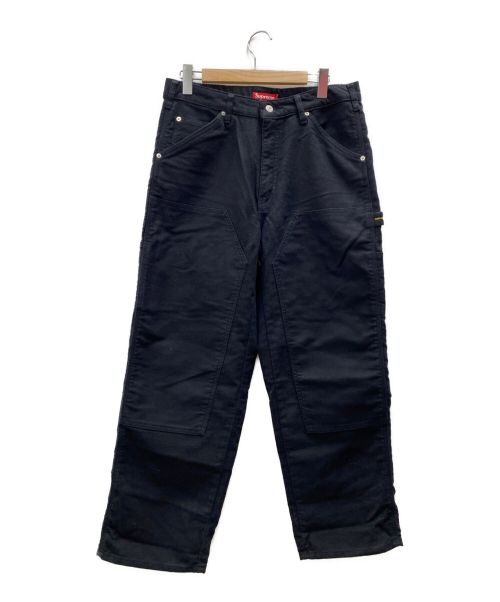 SUPREME（シュプリーム）SUPREME (シュプリーム) Moleskin Double Knee Painter Pant ブラック サイズ:32の古着・服飾アイテム