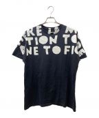 Maison Margielaメゾンマルジェラ）の古着「AIDS Charity Print Tシャツ」｜ブラック×ホワイト
