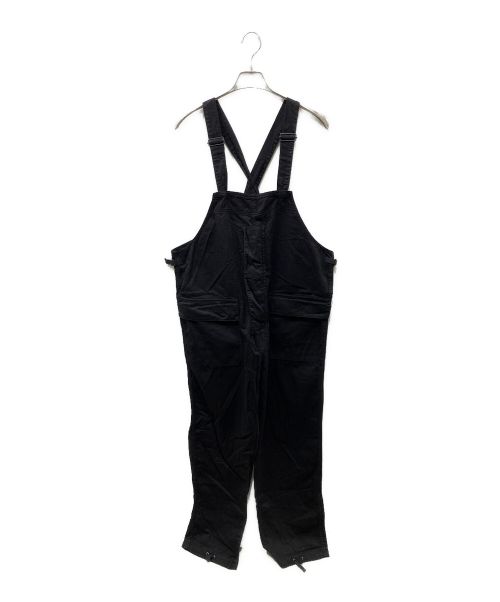 BLURHMS（ブラームス）BLURHMS (ブラームス) ヘリンボーンコットンオーバーオール ブラック サイズ:3の古着・服飾アイテム
