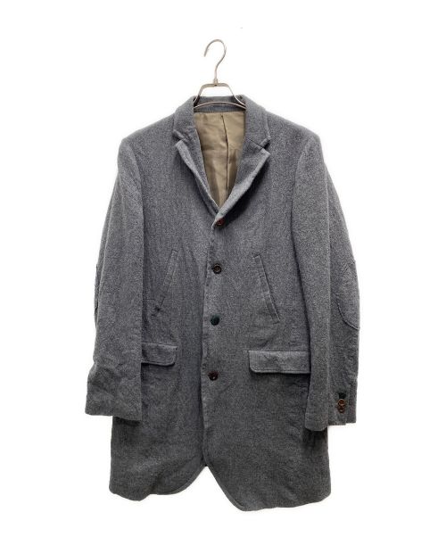 UNDERCOVER（アンダーカバー）UNDERCOVER (アンダーカバー) 縮絨ロングジャケット グレー サイズ:2の古着・服飾アイテム