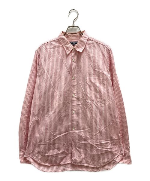 COMME des GARCONS HOMME（コムデギャルソン オム）COMME des GARCONS HOMME (コムデギャルソン オム) ストライプシャツ ピンク サイズ:Mの古着・服飾アイテム