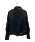 GIORGIO BRATO (ジョルジョブラッド) ユーズド加工レザージャケット ブラック サイズ:50：14800円