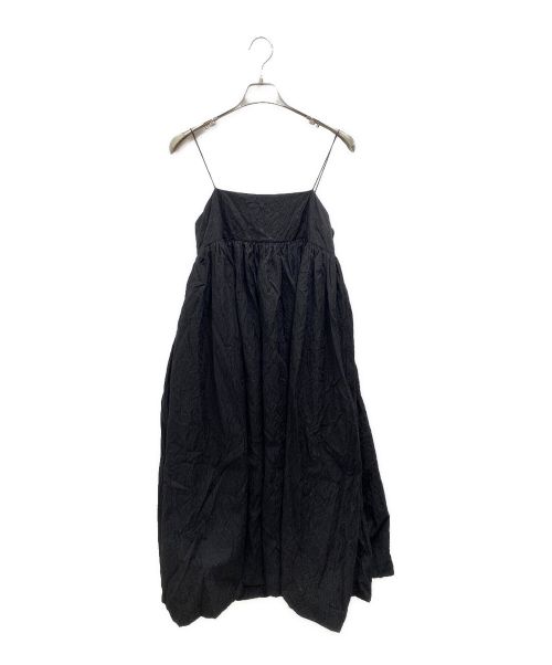 CECILIE BAHNSEN（セシリーバンセン）CECILIE BAHNSEN (セシリーバンセン) オーバーサイズロングスカート ブラック サイズ:UK6の古着・服飾アイテム