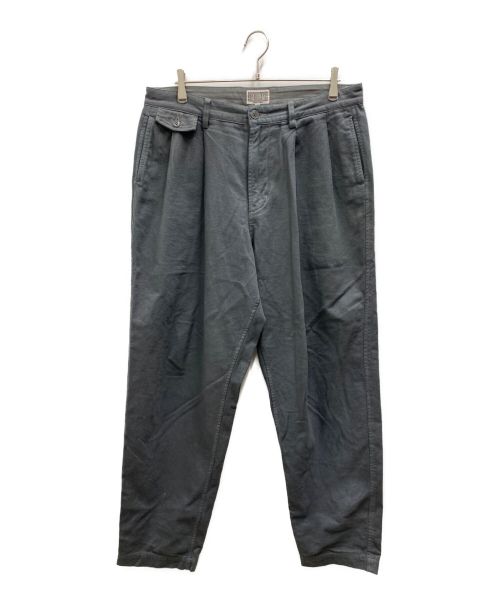 C.E（シーイー キャブエンプト）C.E (シーイー) Overdye Two Tuck Pants グレー サイズ:XLの古着・服飾アイテム