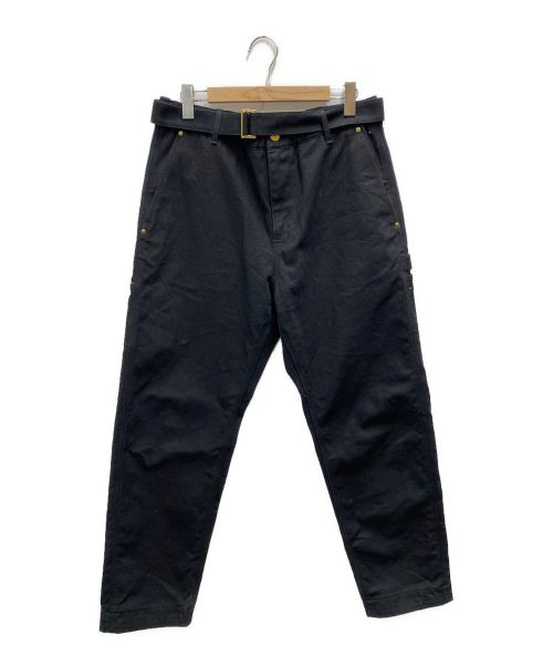 Carhartt WIP（カーハート）Carhartt WIP (カーハートダブリューアイピー) sacai (サカイ) Canvas Pants ブラック サイズ:Lの古着・服飾アイテム