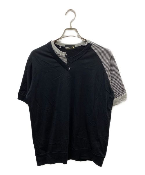 KOLOR（カラー）KOLOR (カラー) プレミアムコットン DOCKING CUTSEW ブラック サイズ:２の古着・服飾アイテム