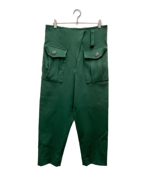 MARNI（マルニ）MARNI (マルニ) ハイウエストビッグポケットパンツ グリーン サイズ:40の古着・服飾アイテム