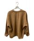 DIGAWEL (ディガウェル) ウールポプリン Vネックシャツ ブラウン サイズ:1：8000円