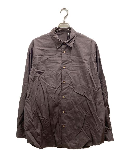 KAPTAIN SUNSHINE（キャプテンサンシャイン）KAPTAIN SUNSHINE (キャプテンサンシャイン) Regular Collar Shirt ブラウン サイズ:42の古着・服飾アイテム