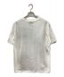TAAKK (ターク) シースルー切替プリントTシャツ ホワイト×ブラック サイズ:2：6000円
