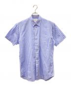 COMME des GARCONS SHIRTコムデギャルソンシャツ）の古着「ストライプショートスリーブシャツ」｜ブルー×ホワイト
