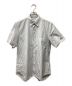 COMME des GARCONS SHIRT（コムデギャルソンシャツ）の古着「ショートスリーブストライプシャツ」｜ホワイト×ブルー