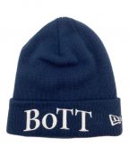 BoTT×New Eraボット×ニューエラ）の古着「コラボニット帽」｜ネイビー