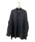 ISSEY MIYAKE MEN（イッセイミヤケメン）の古着「シワ加工スタンドカラーシャツ」｜ブラック