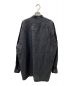 ISSEY MIYAKE MEN (イッセイミヤケメン) シワ加工スタンドカラーシャツ ブラック サイズ:L：17000円