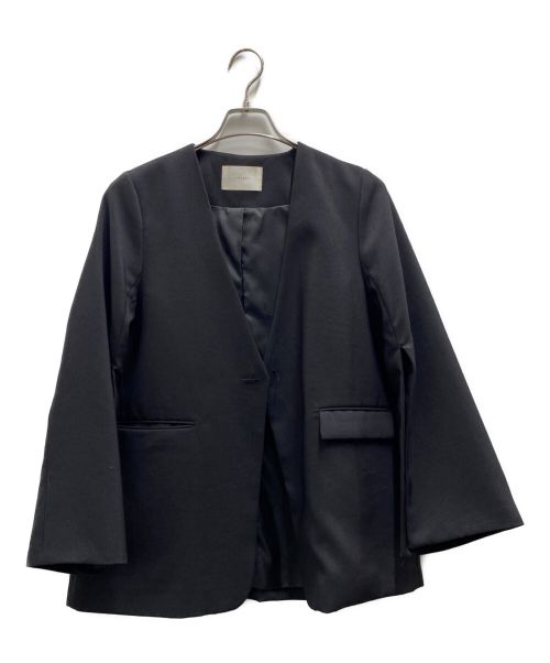 Louren（ローレン）Louren (ローレン) SLIT NO SLEEVE JACKET ブラック サイズ:FREEの古着・服飾アイテム