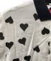 中古・古着 SUPREME (シュプリーム) Hearts Rayon Shirt ブラック×ホワイト サイズ:M：12000円