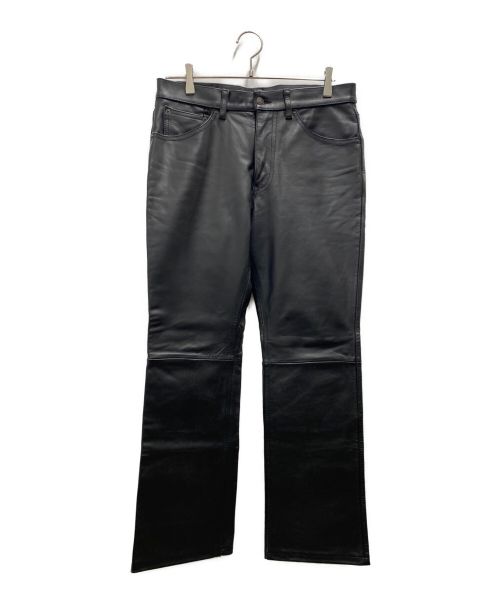 LEVI'S（リーバイス）LEVI'S (リーバイス) 517 レザーブーツカットパンツ ブラック サイズ:81cm (W32)の古着・服飾アイテム