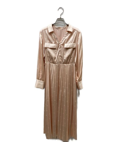 CELFORD（セルフォード）CELFORD (セルフォード) ロゴプリントワンピース ライトピンク サイズ:38の古着・服飾アイテム