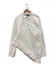 ANREALAGE (アンリアレイジ) ボールシャツ ホワイト サイズ:46