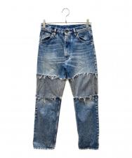 Maison Margiela (メゾンマルジェラ) 切替デニムパンツ インディゴ サイズ:36