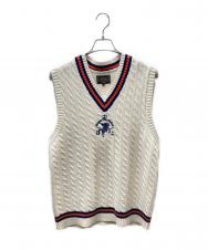PALACE (パレス) BEAMS PLUS (ビームスプラス) 24AW 別注 CABLE VEST ホワイト サイズ:Ｍ