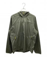 Rab (ラブ) ウィンドギャザーフーディー フーデッドジャケット オリーブ サイズ:XL
