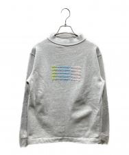 ALEXANDER WANG (アレキサンダー・ワン) モックネックロゴスウェット グレー サイズ:XS