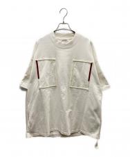 JIL SANDER (ジルサンダー) ダブルポケットTシャツ ホワイト サイズ:L