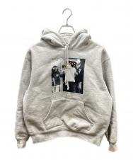 SUPREME (シュプリーム) ANTIHERO (アンタイヒーロー) Hooded Sweatshirt/プリントプルオーバーパーカー グレー サイズ:S