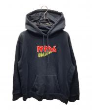 MM6 Maison Margiela (エムエムシックスメゾンマルジェラ) プルオーバーパーカー ブラック サイズ:S